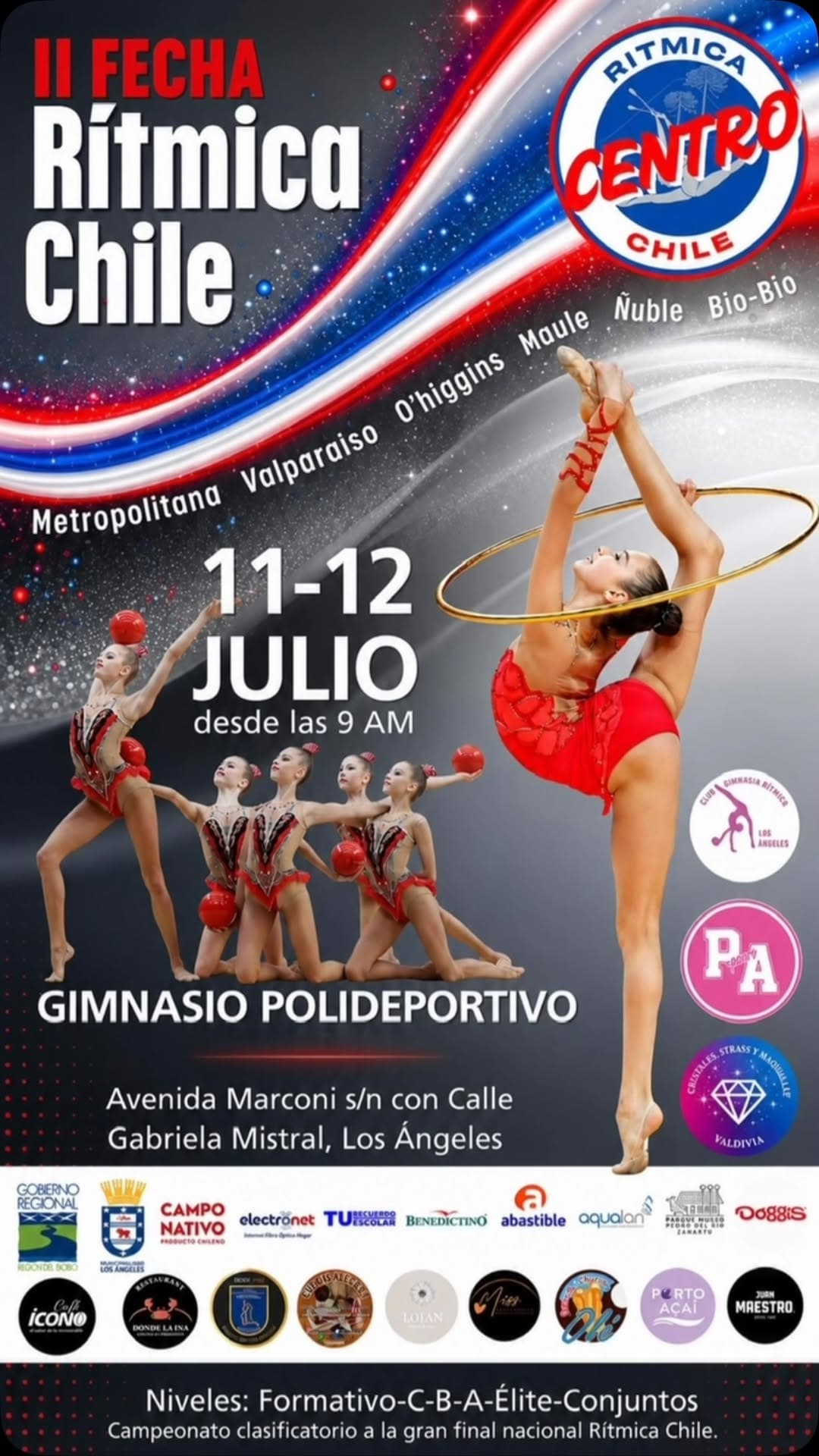 Segunda Fecha de Rítmica Chile Centro: Talento y Pasión por la Gimnasia