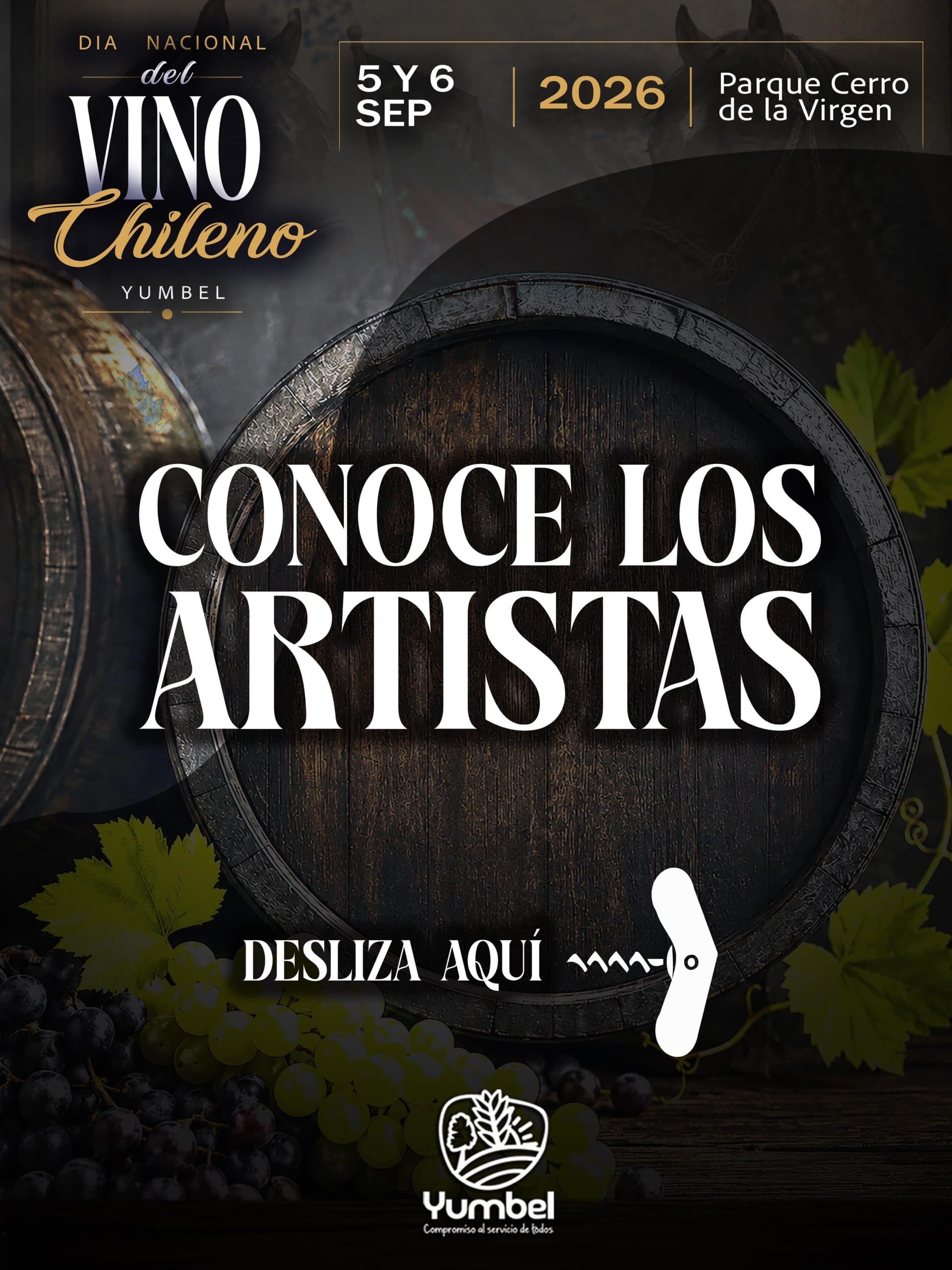 Día Nacional del Vino Chileno en Yumbel: música, catas y gastronomía en el Cerro de la Virgen