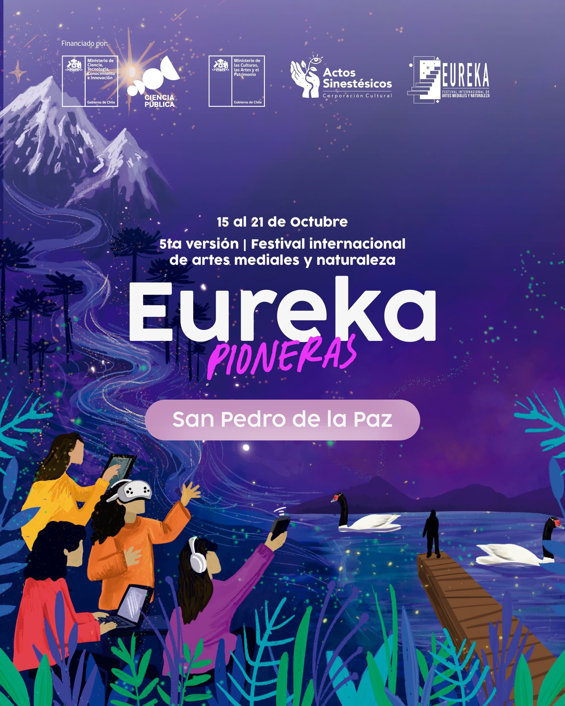 EUREKA 2026 – Pioneras: Festival Internacional de Artes Mediales y Naturaleza en San Pedro de la Paz